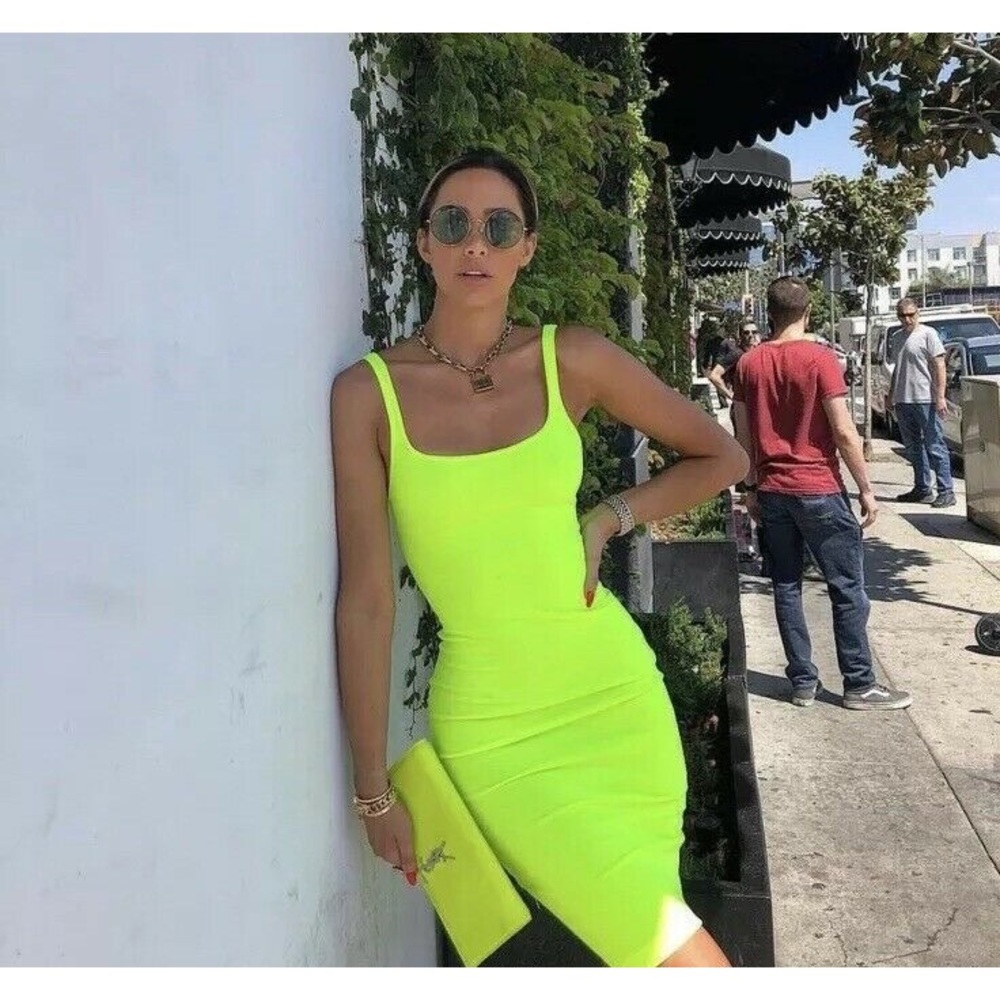 Neon  Zara Midi Dress